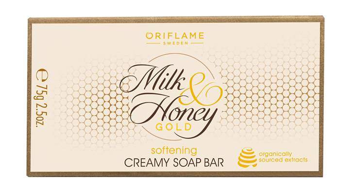 Zmiękczające mydełko Milk & Honey Gold ORIFLAME